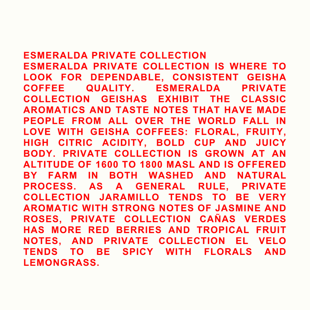 LA ESME - HACIENDA ESMERALDA - 100GR