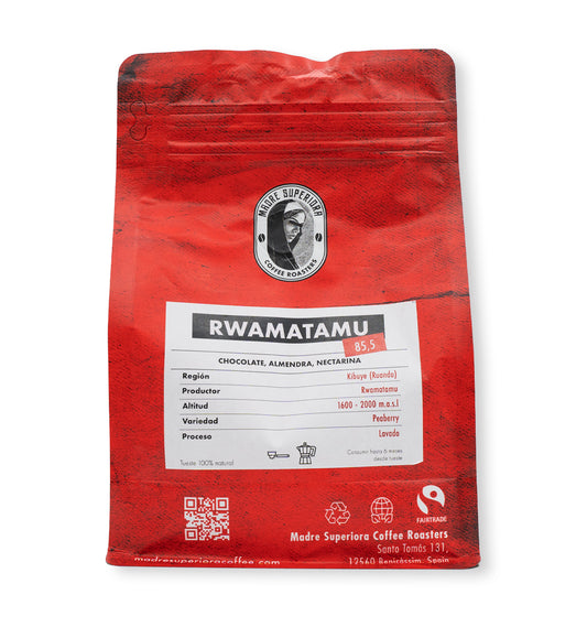 Café de especialidad ruanda - RWAMATAMU - Café para Espresso y Moka - Madre Superiora Coffee Roasters